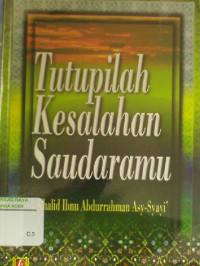Image of Tutupilah Kesalahan Saudaramu