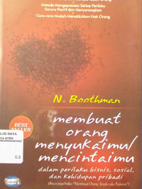 Image of Membuat Orang Menyukaimu/ Mencintaimu