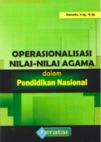 Image of Tujuan pendidikan nasional dan konsep operasionalisasi nilai-nilai agama
